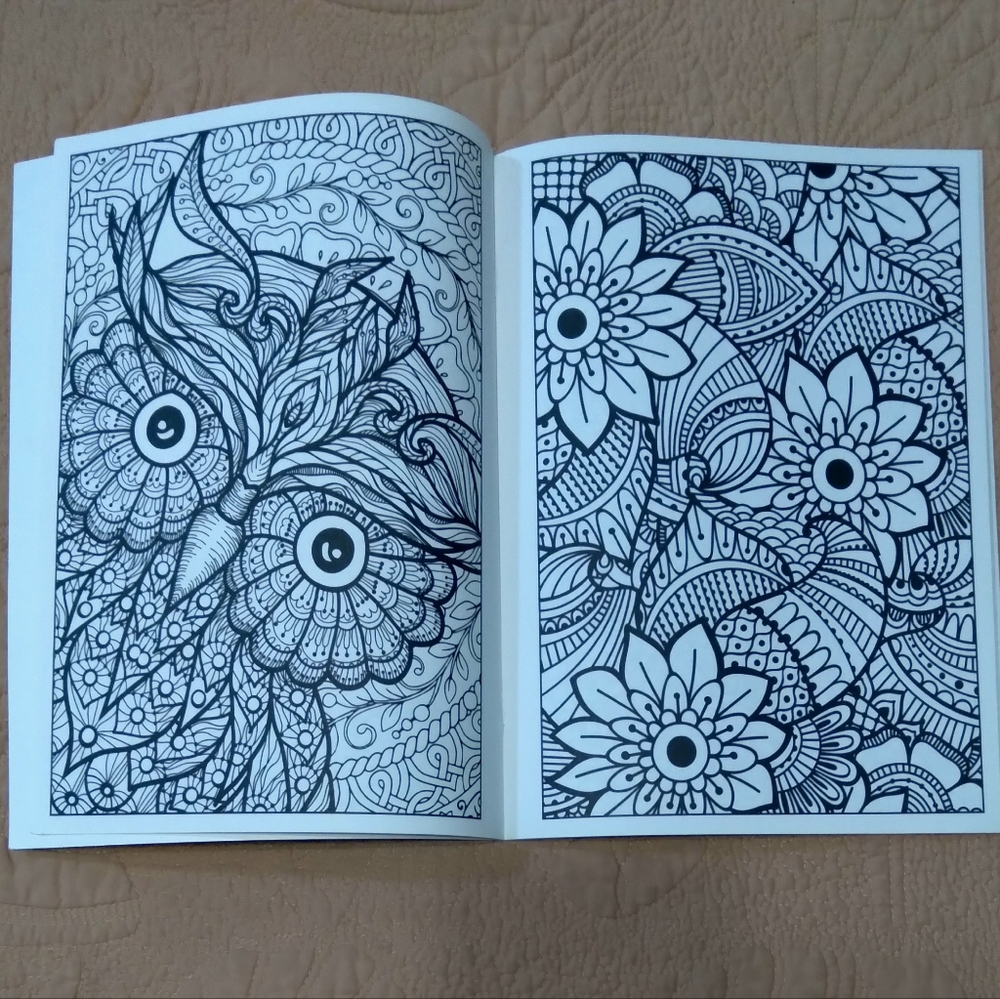 Happiness - 5 Coloring Books - 100+ Colored Pencils - Picture 9 of 11